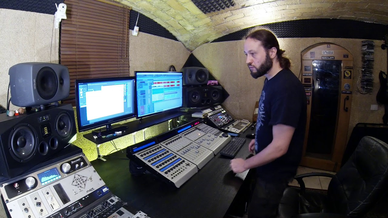 ETHEREAL SIN (JAP) Mixing session at 16th cellar studio in ROME