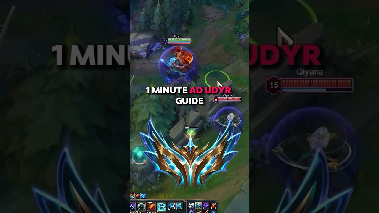 1 Minute Challenger AD Udyr Guide #leagueoflegends #udyr #jungler #leagueguides