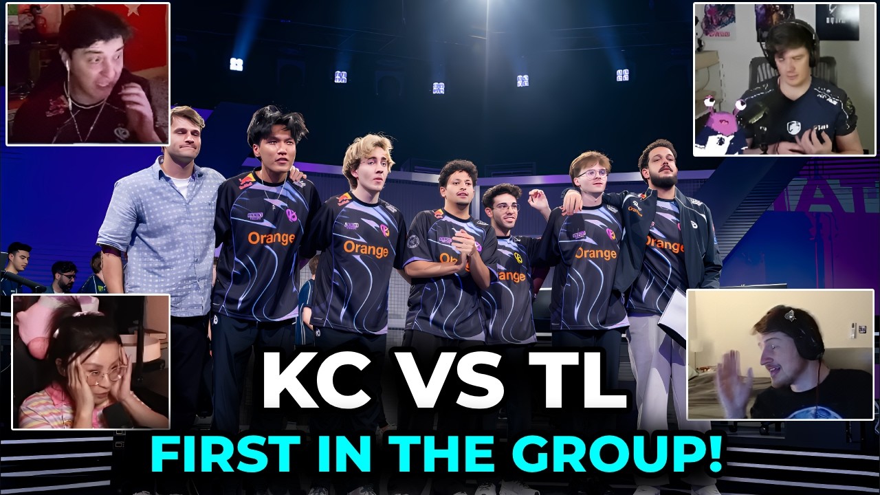 Les Streamers R&eacute;agissent &agrave; la Premi&egrave;re Place de Karmine Corp dans le Groupe | KC vs TL R&eacute;actions
