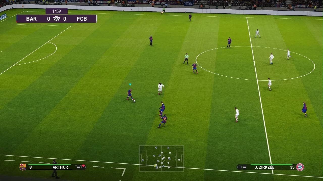 PES 2020 PS5 / FC BARCELONA VS FC BAYERN MUNICH / GAMEPLAY 