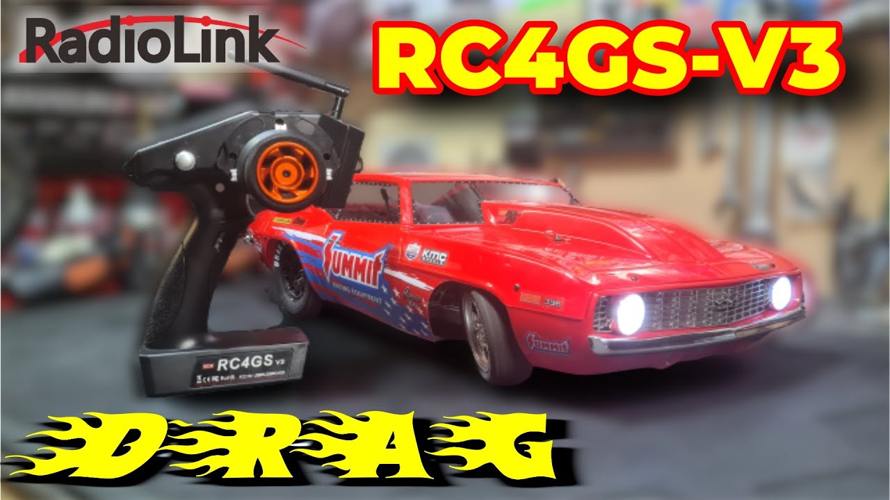Radiolink RC4GS-V3 - DRAG CAR SETUP - Launch Control + Throttle curve