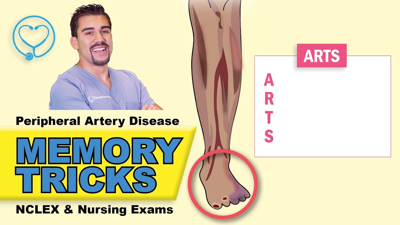PVD vs PAD   Study Guide Preview Highlights Mnemonics NCLEX review