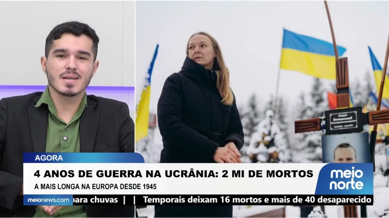 4 anos de guerra na Ucrânia, a mais longe na Europa desde 1945 | Agora Brasil