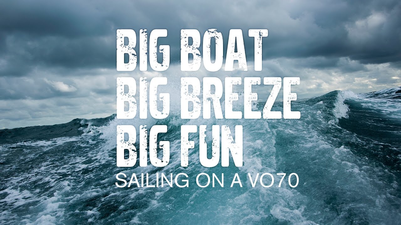 Big Boat Big Breeze Big Fun - Sailing on a VO70