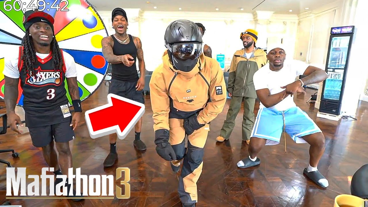 Kai Cenat & Tylil DANCE BATTLES Ski Guy At The MAFIATHON HOUSE! 