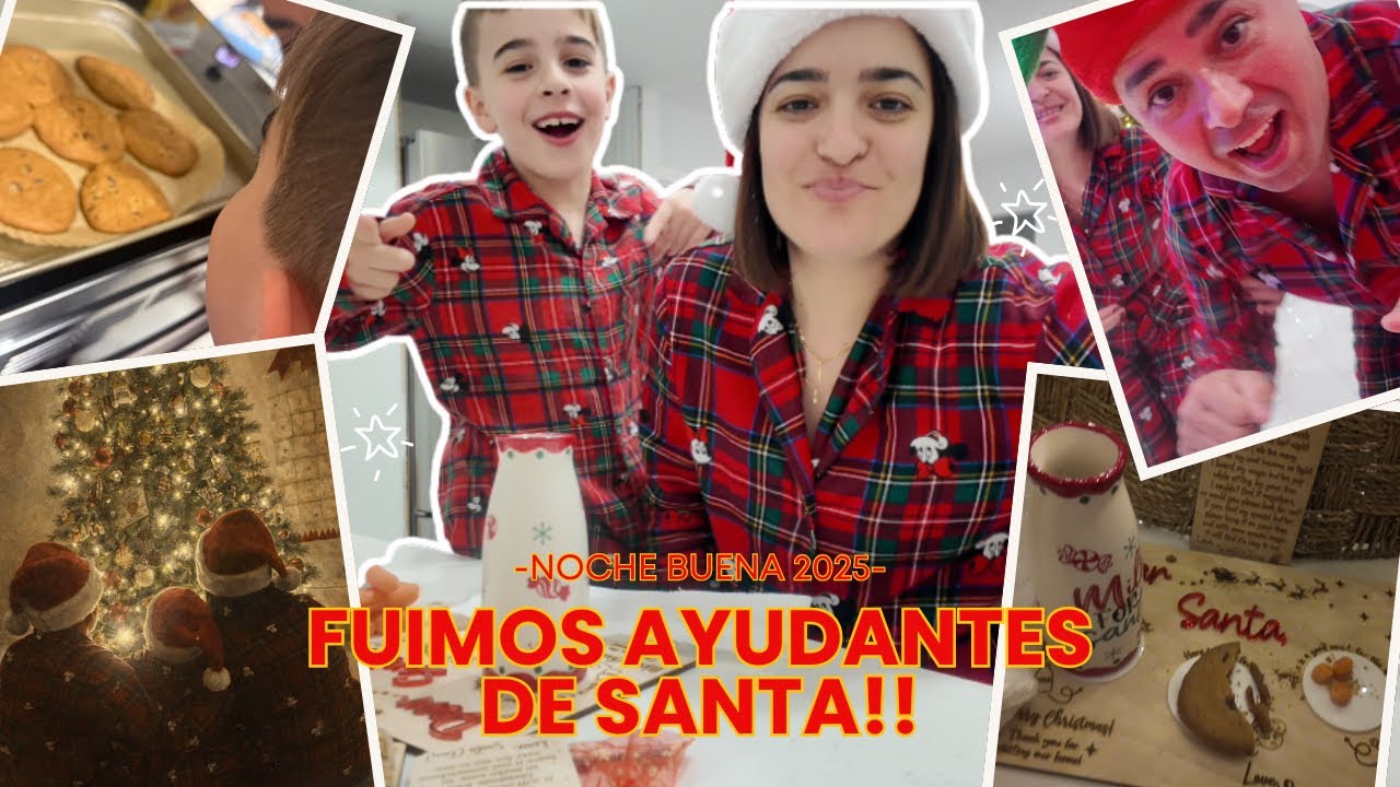 CENA DE NOCHE BUENA | PREPARAMOS COOKIES DE SANTA | ENVOLVEMOS REGALOS DE NAVIDAD.