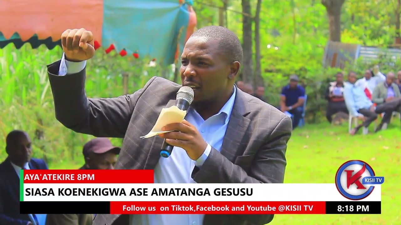 SIASA KOENEKIGWA ASE AMATANGA GESUSU
