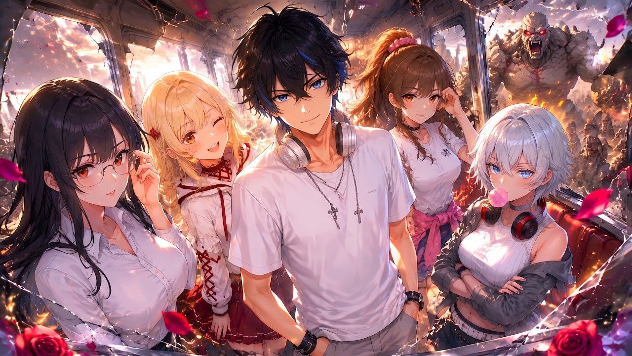 [FULL] I'm the ONLY Boy on a Doomsday Bus! Watch My OP System & Waifus DESTROY the Zombies! #anime