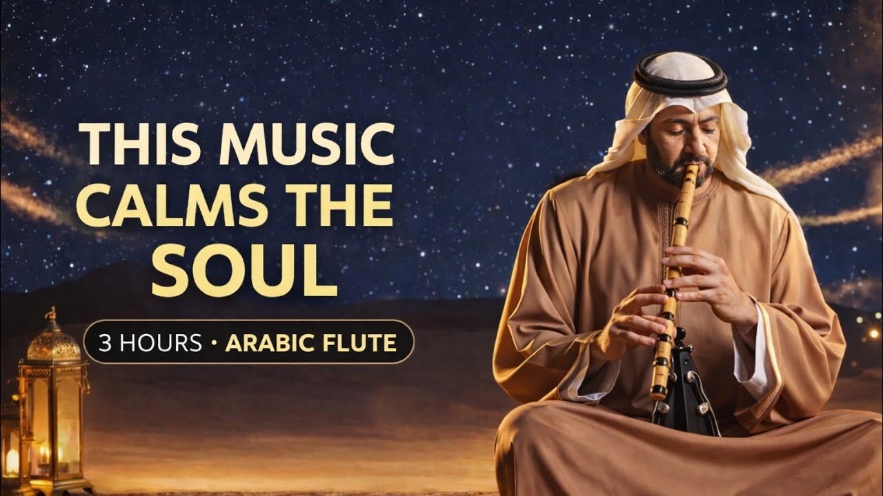 This Music Calms the Soul 🌙 | 3 Hours of Arabic flute music for Deep Peace & Relaxation