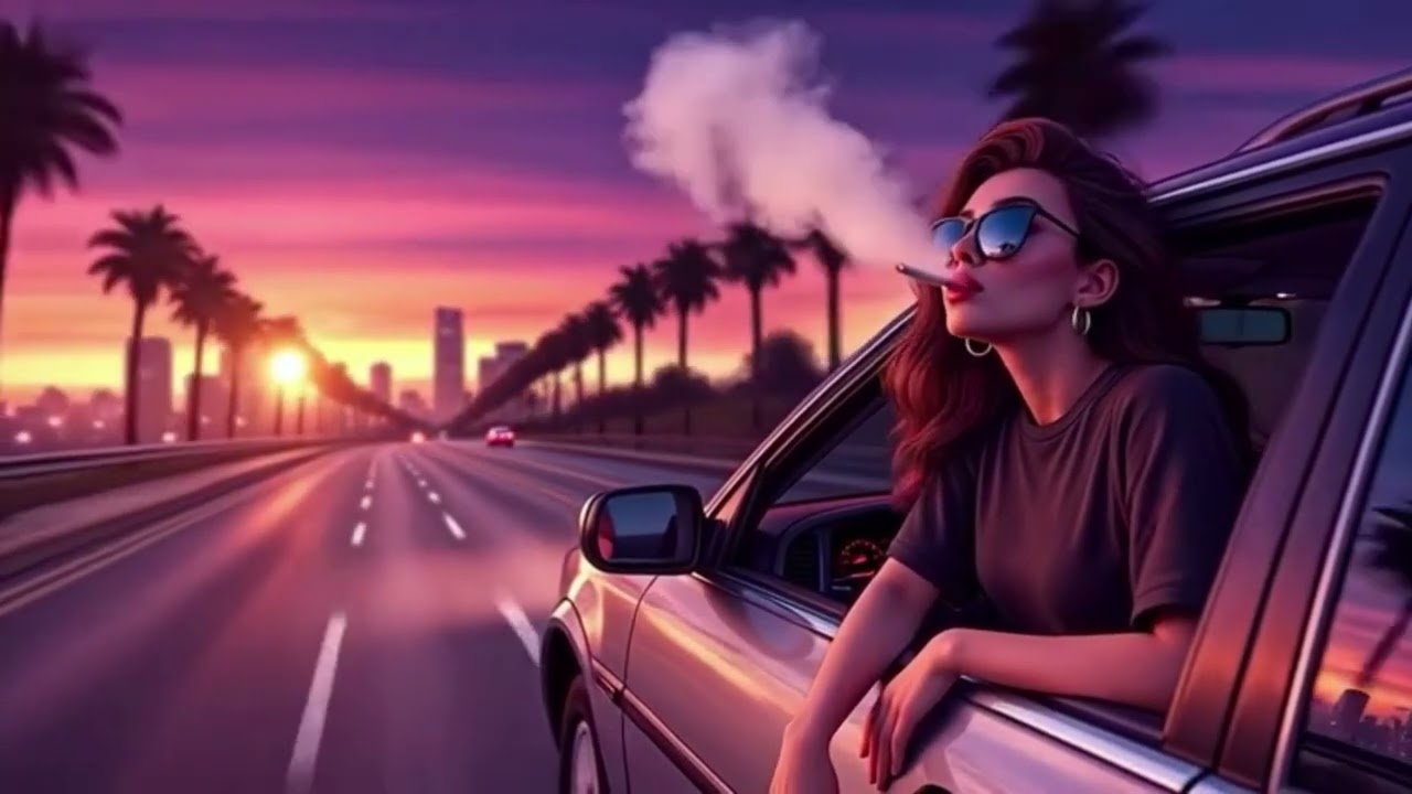 Slow Night Chill 🎧 Midnight Smoke Playlist | Lo-Fi Hip Hop • Relaxing Bluesy Beats