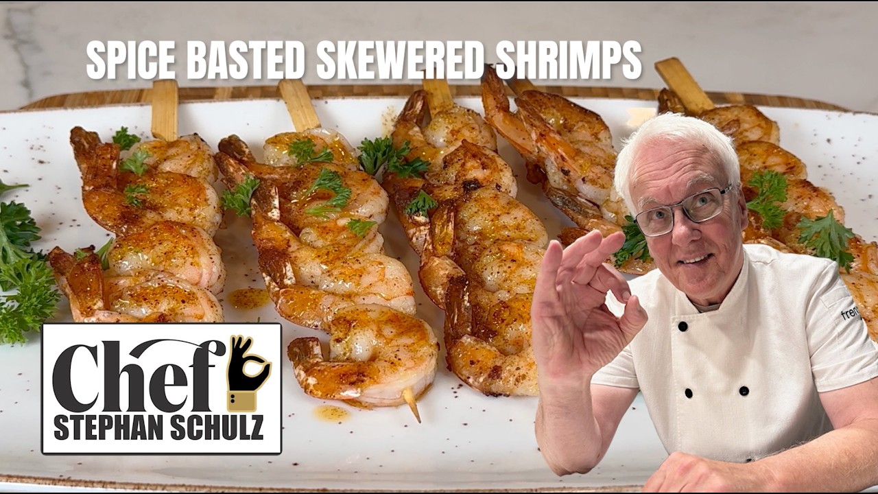 SPICE BASTED SHRIMP SKEWERS