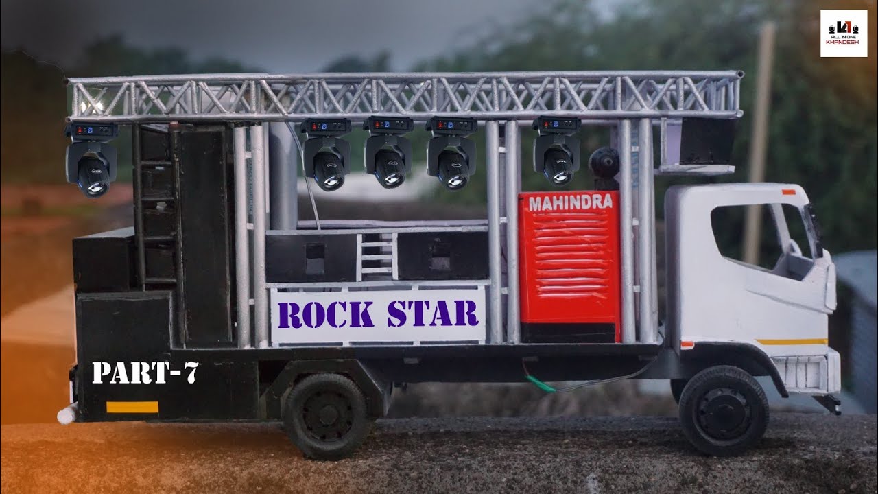 How to make dj truck rockstar88✌️ part-7 #dj #howtomake #automobile