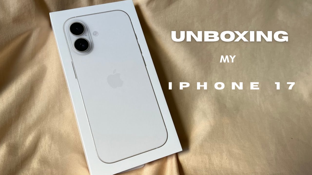 Распаковываю свой iPhone 17