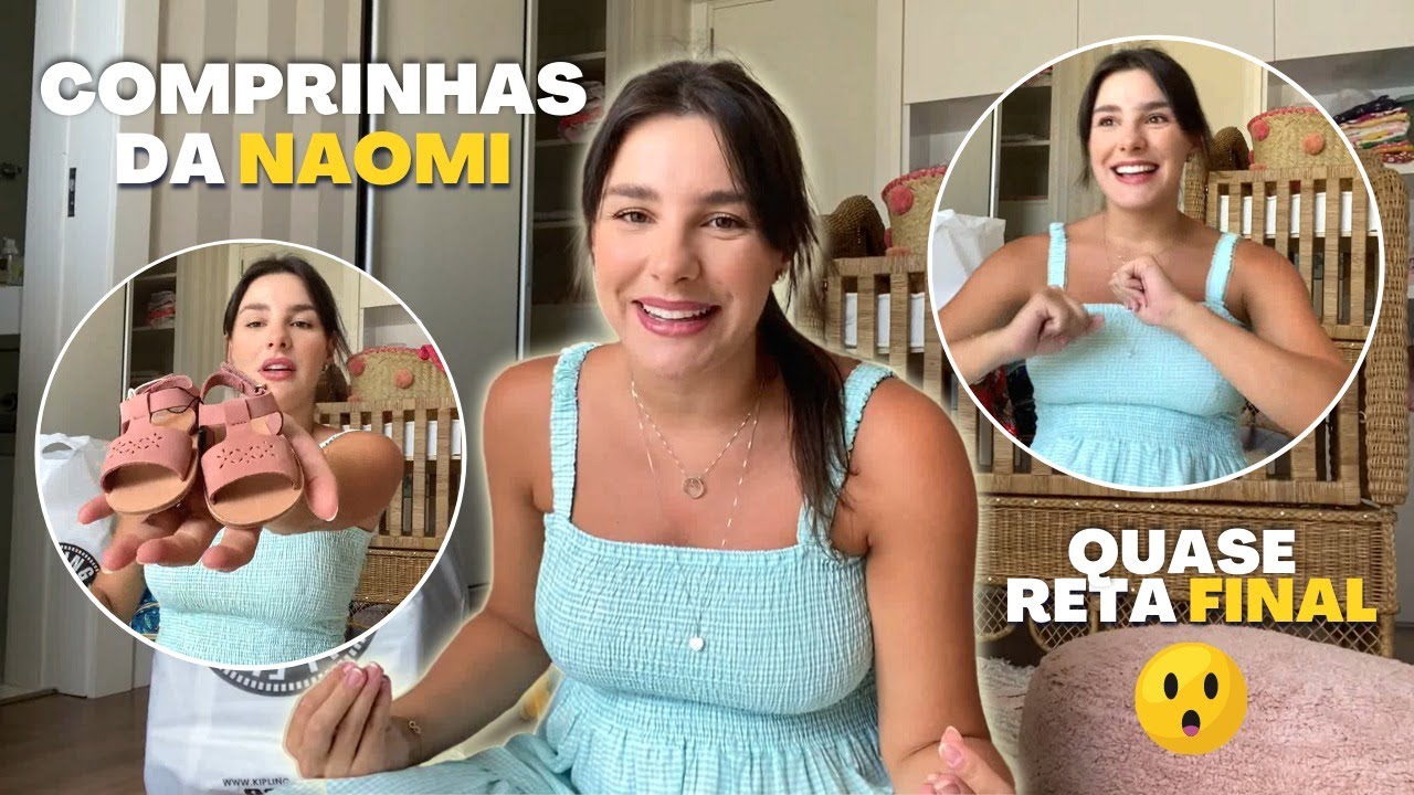 EXAGERAMOS NAS COMPRINHAS PARA A NAOMI? *mostrei tudo*| Amanda Lunelli