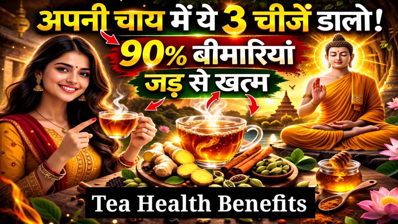चाय में ये 3 चीज डालो तो 90% बीमारियां दूर हो सकती हैं | Buddhist Life Lessons |
