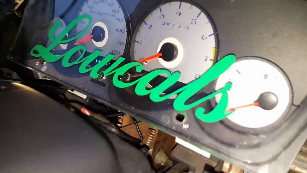 How to change a 00-05 dodge neon cluster