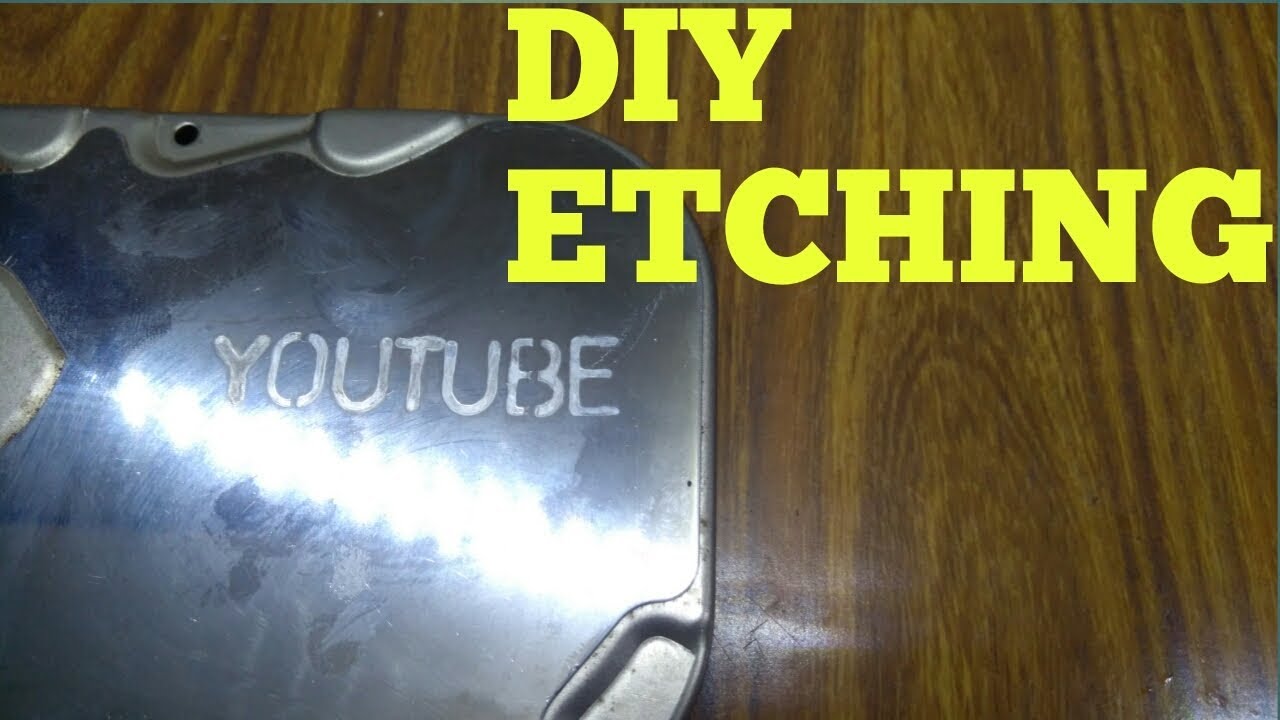 How to etch metal