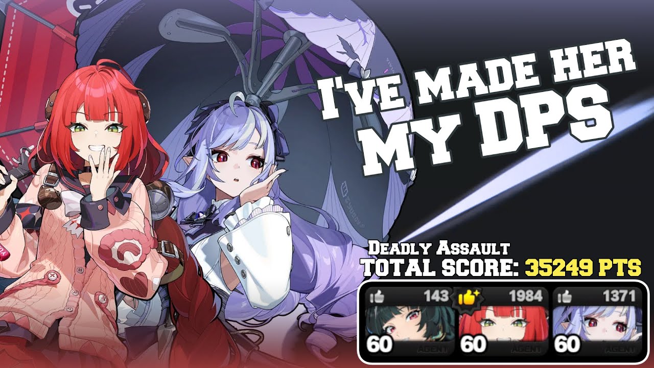 Miyabi V2 goes Hard! | 35K Points Deadly Assault | Ukinami Yuzuha | Zenless Zone Zero 2.1