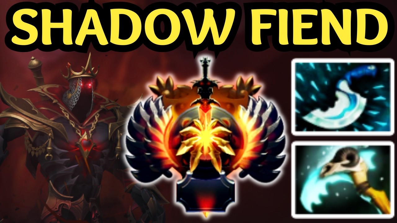 🔥 SHADOW FIEND MID — INSANE BURST 😈 NO ESCAPE 😈 DOUBLE REQUIEM 😈 | DOTA 2 🔥