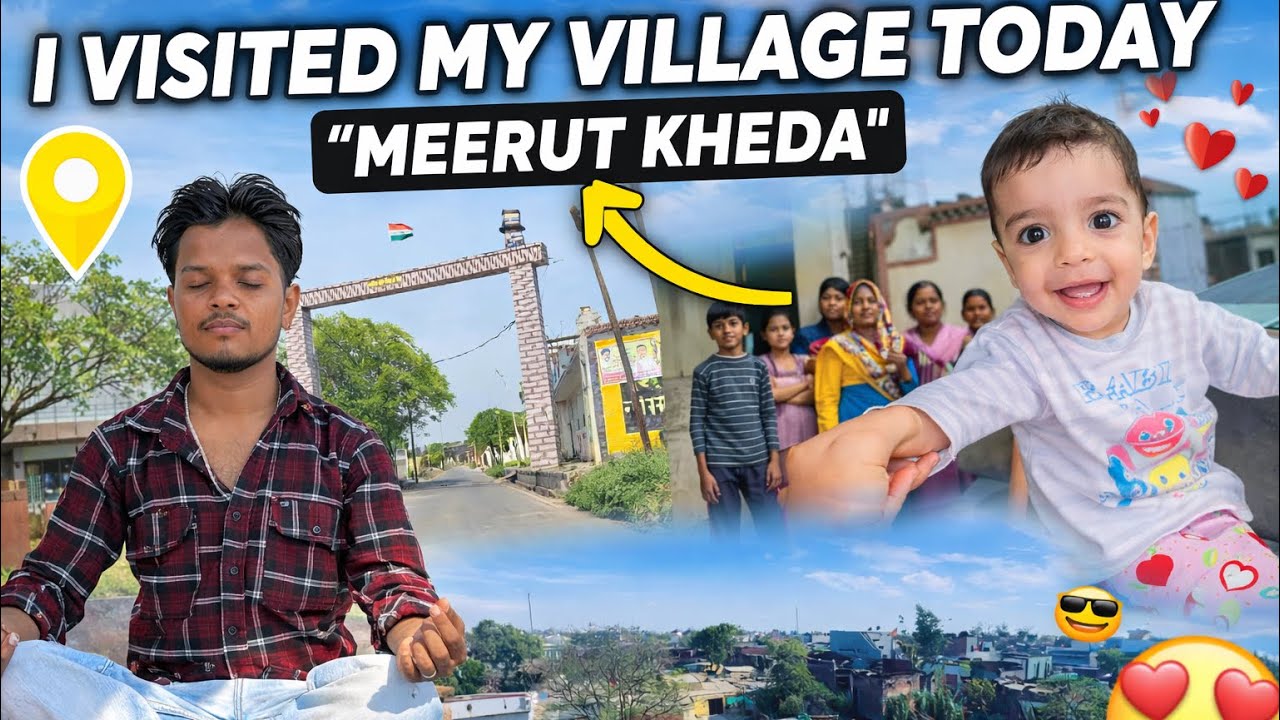 I Visited My Village Today ❤️ | Meerut Kheda Vlog | Village Life Moments