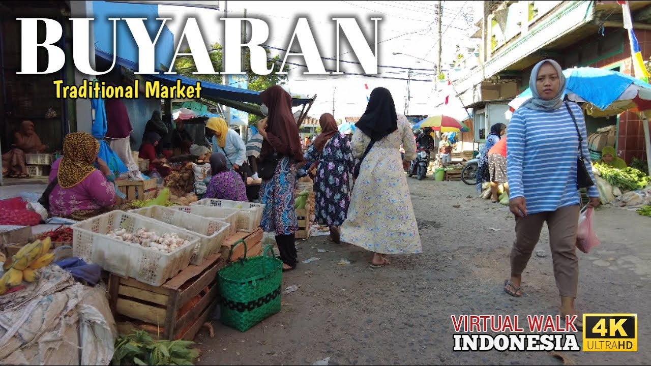 REAL LIFE in INDONESIAN TRADITIONAL MARKET at DEMAK BUYARAN MARKET