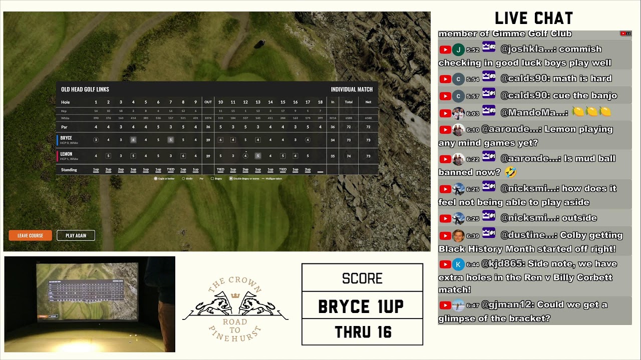 Round of 64 - Gould vs Lemon and White vs Jones