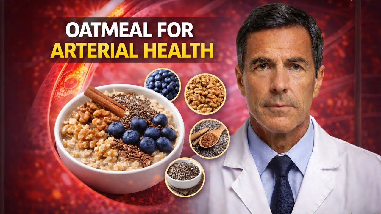 5 Foods to Add to Oatmeal After 60 for Healthy Arteries