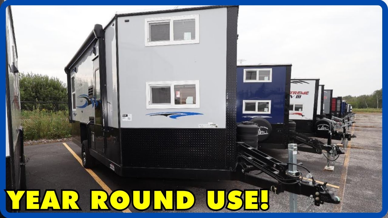 Year Round Ice Castle! 2025 Ice Castle Fish Houses RV Edition II