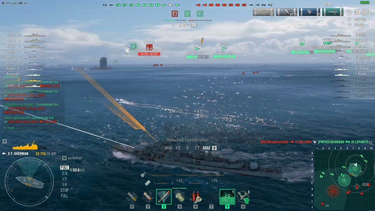 20240729 World of Warships Tier X DD Forest Sherman