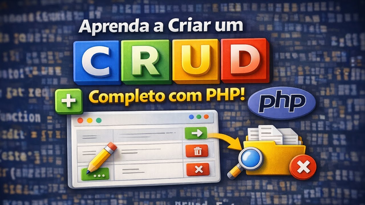 Aprenda a Criar um CRUD Completo com PHP!