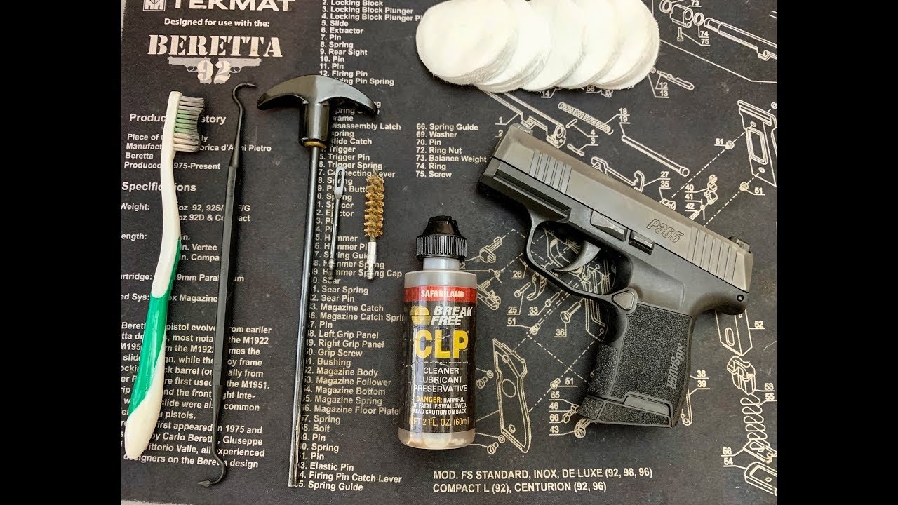 How to Clean a Sig Sauer P365