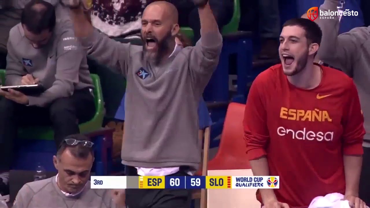 Los 6 triples de Sergi Vidal en Burgos camino a la Copa del Mundo