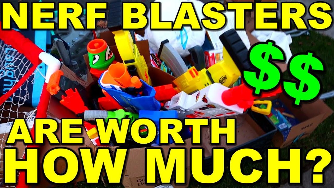 We found $500 worth of NERF BLASTERS in the GARBAGE while TRASH PICKING