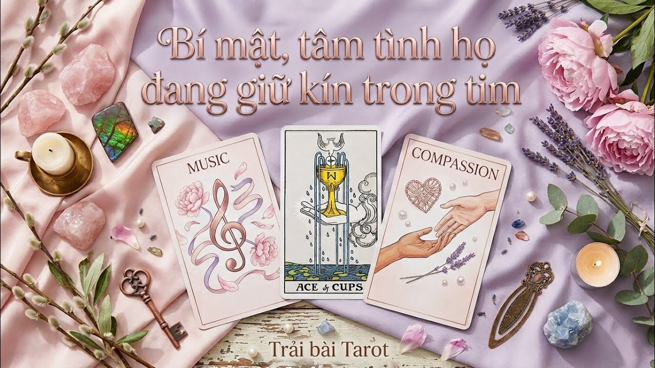 Bí mật, tâm tình họ đang giữ kín trong tim❤️‍🔥🥺💥 #vtarot #xemtarot 