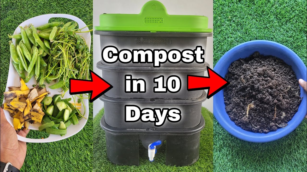 How to make compost in 10 days - Fast & Easy DIY [English cc]