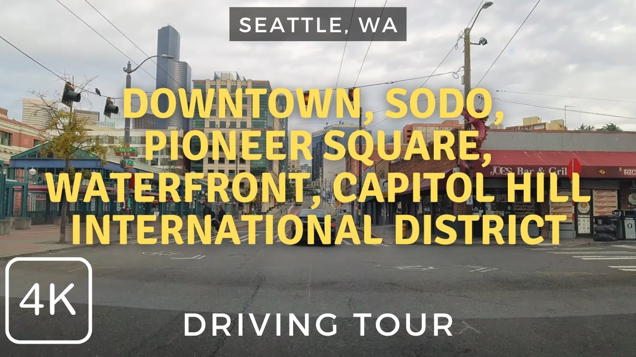 Downtown Seattle, Waterfront, International District & Capitol Hill Driving Tour | Seattle, WA 2025