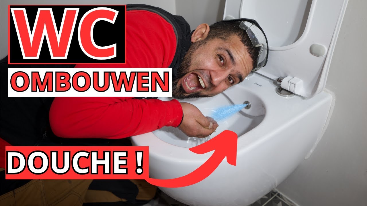Inbouw WC ombouwen? Zo maak je er een WC-douche van!