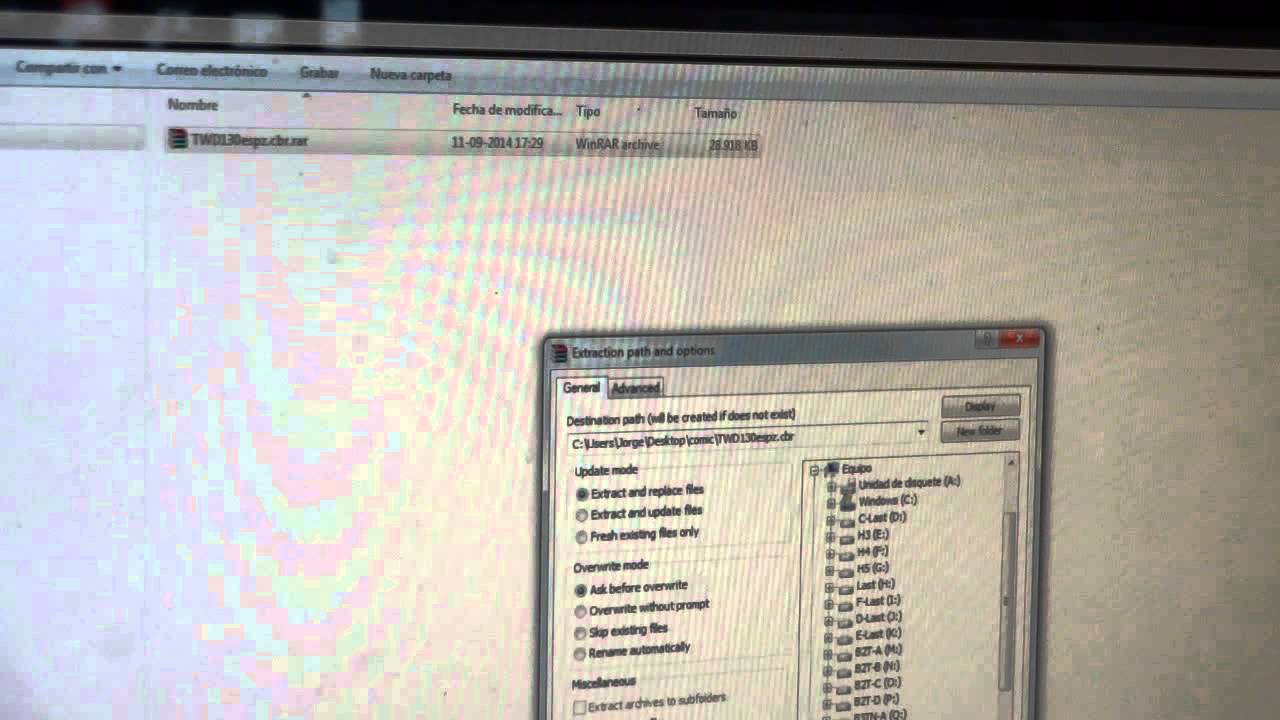Tutorial para leer comics facilmente .cbr a .rar