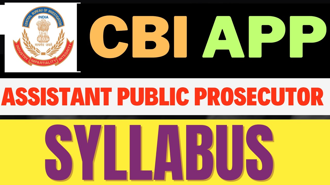 CBI APP Syllabus 2025 | CBI APO Exam Pattern 2025