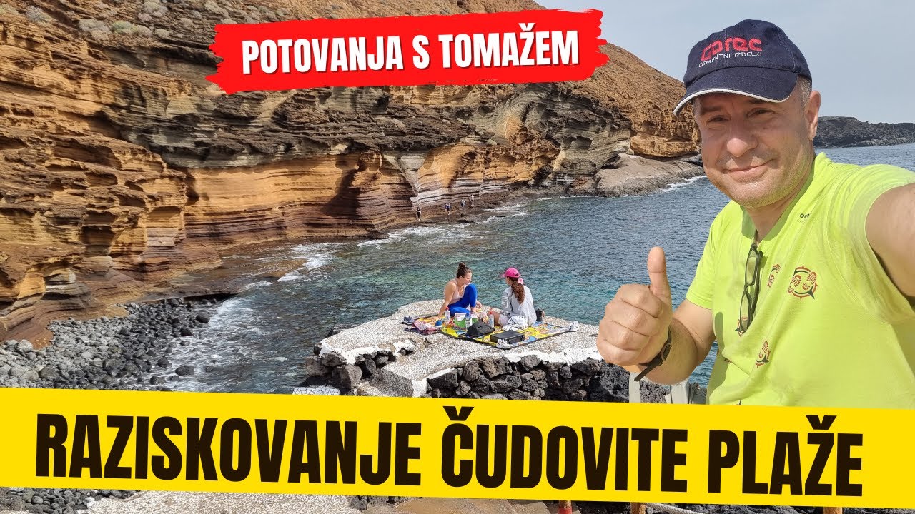 Raziskoval sem čudovite in nenavadne PLAŽE 😍 na otoku Tenerife - Potovanje na Tenerife 5. dan