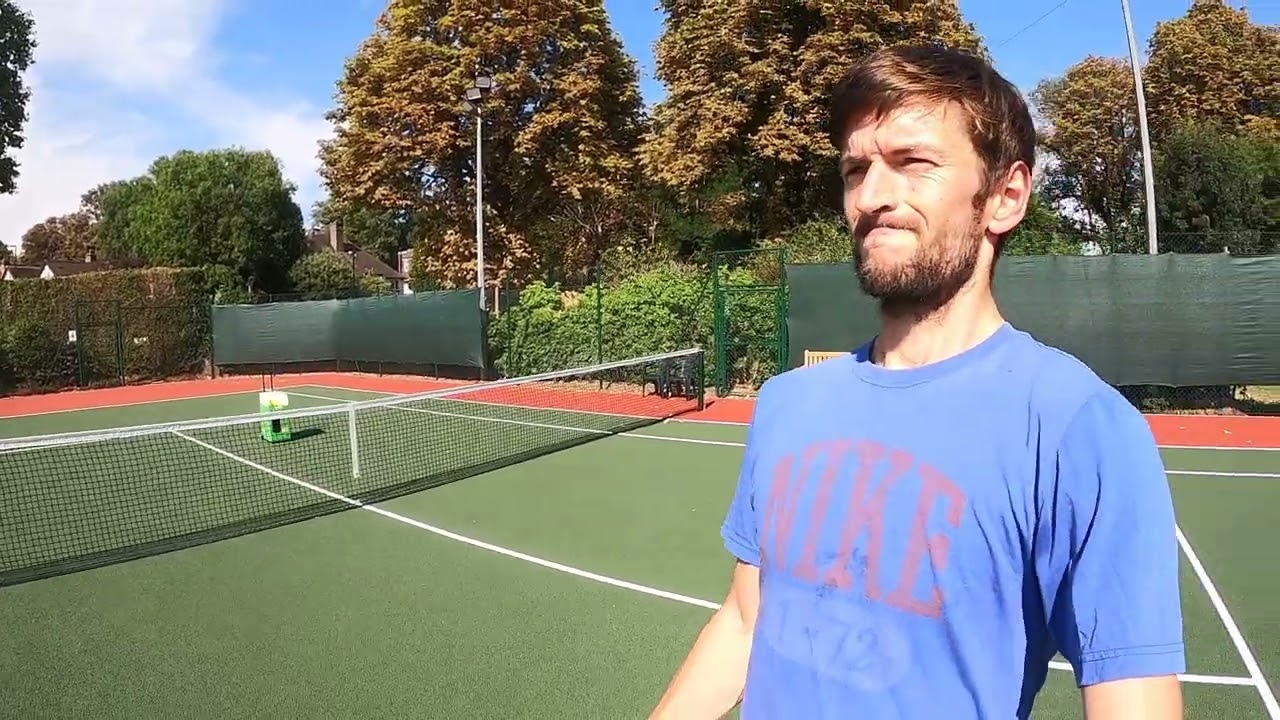 Tennis training drills with the Spinshot Player ball machine