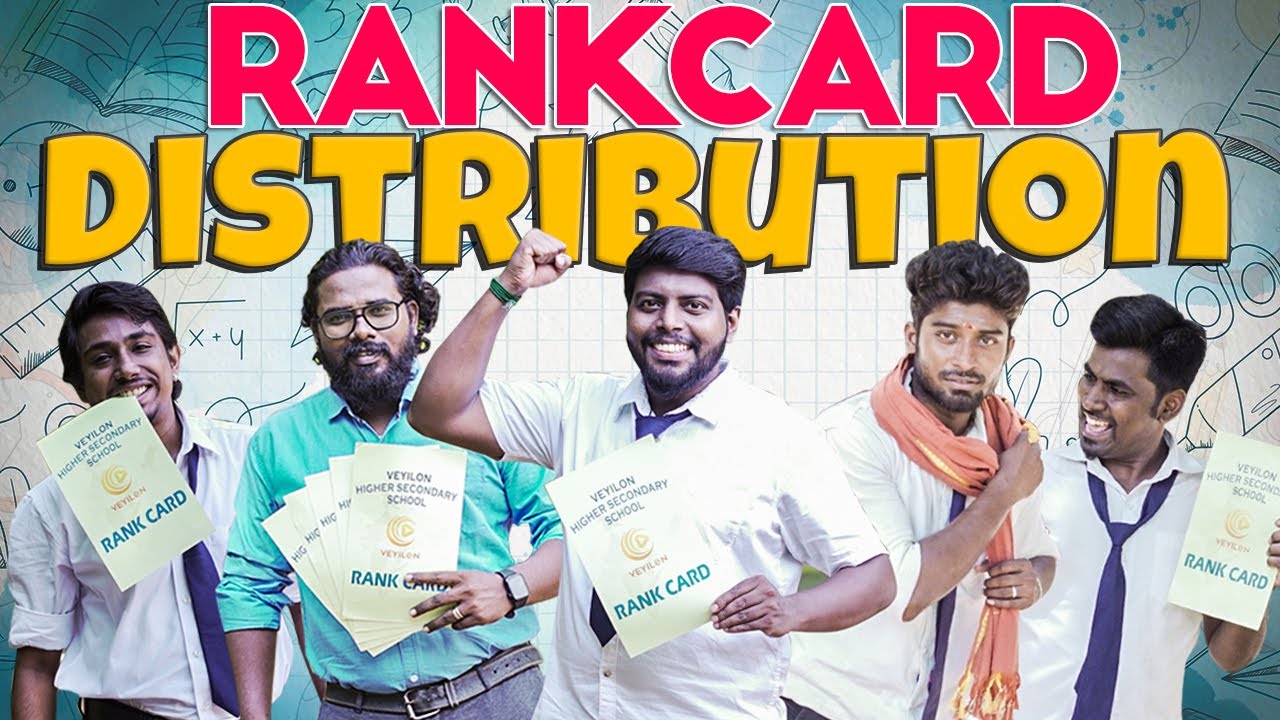 RANK CARD Distribution | School Life | VEYILON Entertainment