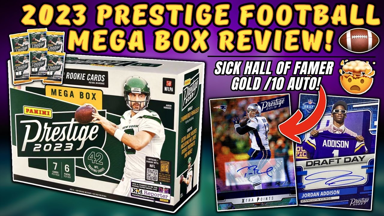 *GOLD HALL OF FAMER AUTO!🤯 2023 PRESTIGE FOOTBALL MEGA BOX REVIEW!🏈