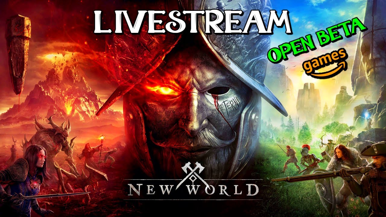 NEW WORLD Gameplay - OPEN BETA - LIVESTREAM - New MMORPG From Amazon Games