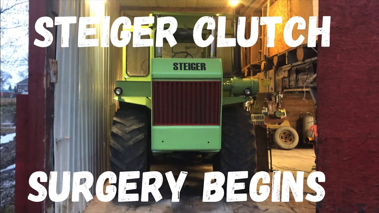 Steiger Bearcat clutch part 1. Transmission out!
