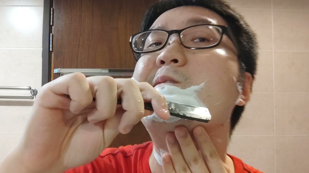 Iwasaki Kamisori shave with Lea Classic Shaving Cream!
