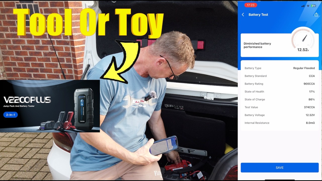 Topdon V2200 Plus Battery Booster & Tester Review