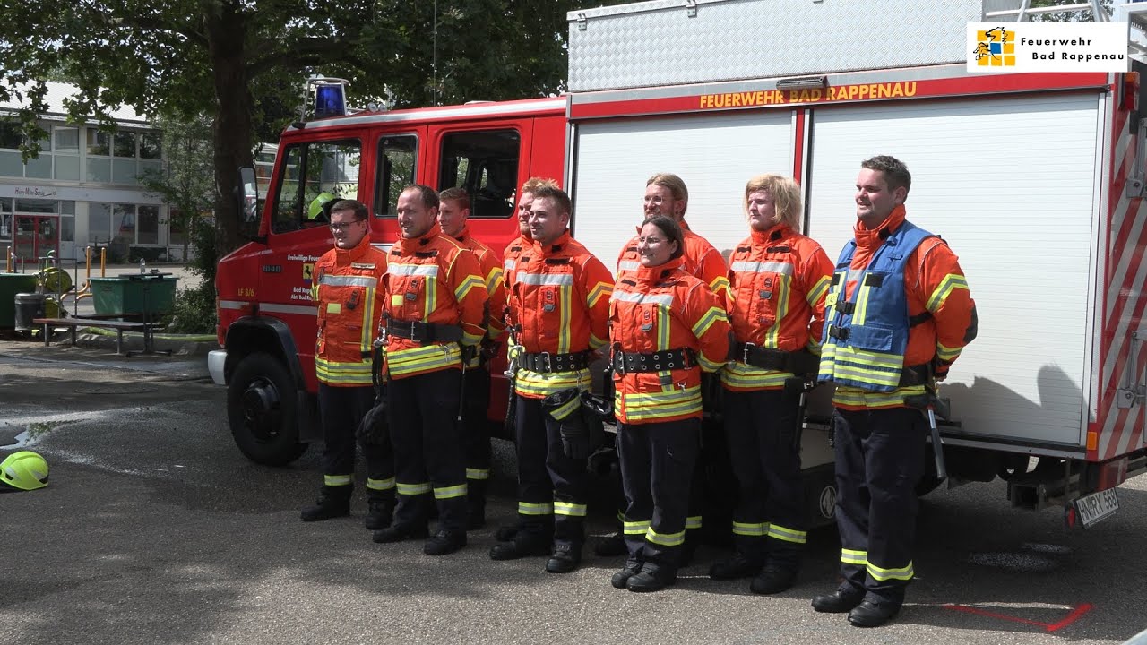 Leistungsabzeichen 2023 Landkreis Heilbronn - Gruppe Bronze der Feuerwehr Bad Rappenau
