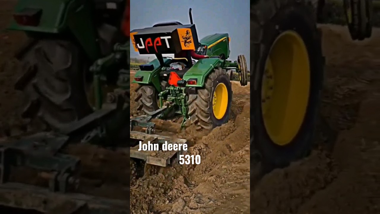 5310 john deere tractor 🚜💪 #new #trending #song #johndeere #tractor #stunt #viral #shorts #ytshorts