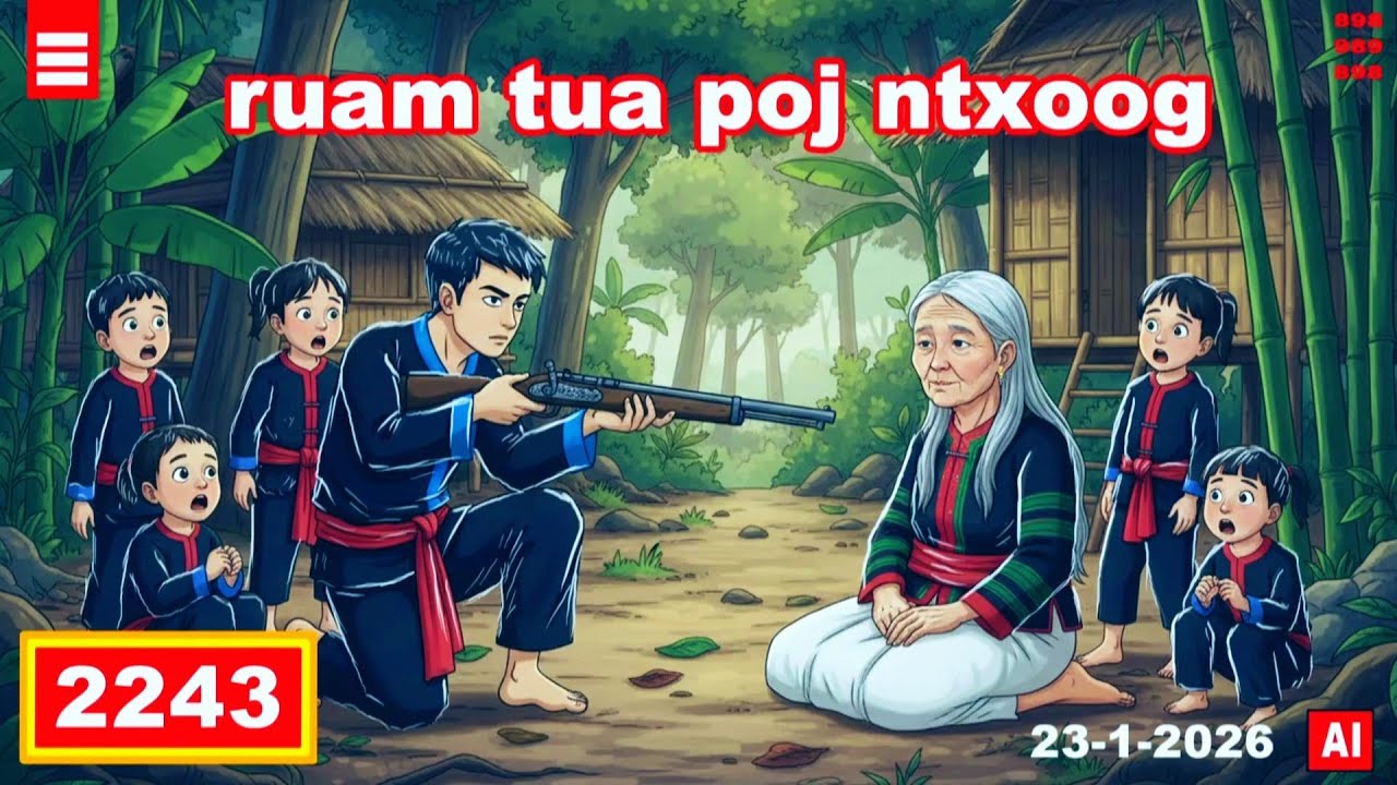 dab hais hmoob - 2243 - 23-1-2026 ruam tua poj ntxoog, รู้ว่าเป็นผี, I don't konw.